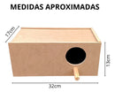 Ninho Casinha de Madeira para Corrupião