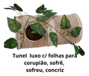 Túnel Para Corrupião Luxo Com Folhas